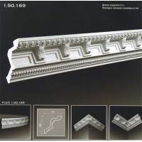 потолочный плинтус с орнаментом Гибкий1.50.169F