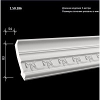потолочный плинтус с орнаментом1.50.186