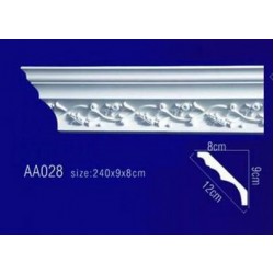 потолочный плинтус с орнаментом AA028