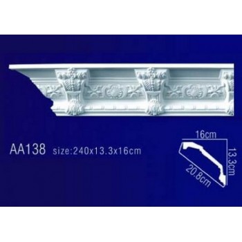 потолочный плинтус с орнаментом AA138