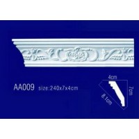 потолочный плинтус с орнаментом Гибкий AA009F