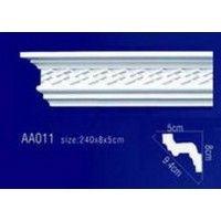 потолочный плинтус с орнаментом Гибкий AA011F