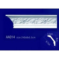 потолочный плинтус с орнаментом Гибкий AA014F