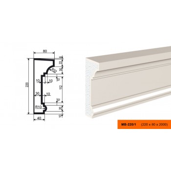Молдинг  МВ - 220/1     (МС-140)