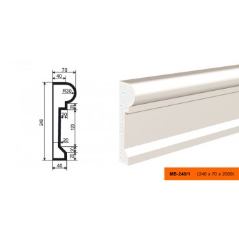 Молдинг  МВ - 240/1     (МС-141)