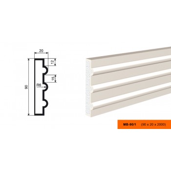 Молдинг  МВ - 90/1     (МС-106)