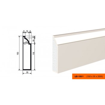 Молдинг  ЦВ - 150/1