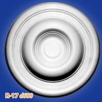 Розетка потолочная из полистирола R17