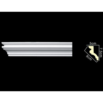 Карниз потолочный с гладким профилем ОТ-12115