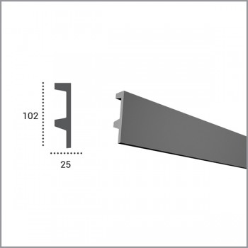 LED профиль из полиуретана KF 504