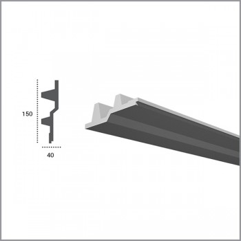 LED профиль из полиуретана KF 709